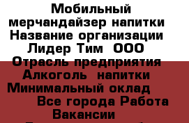 Мобильный мерчандайзер напитки › Название организации ­ Лидер Тим, ООО › Отрасль предприятия ­ Алкоголь, напитки › Минимальный оклад ­ 22 000 - Все города Работа » Вакансии   . Белгородская обл.,Белгород г.